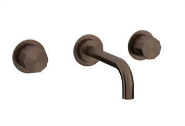 Toni Déca Indbygget 2-grebsarmatur, 150mm-tud i bruneret messing